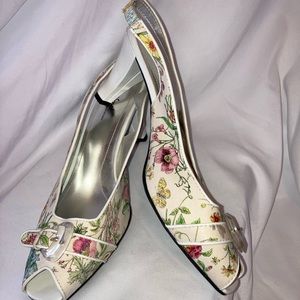 Floral Print Sandals